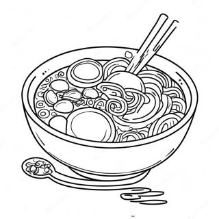 Ramen Coloring Pages