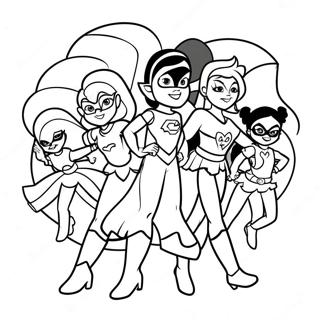 Dc Superhero Girls Coloring Pages