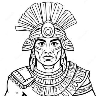 Aztec Coloring Pages