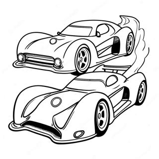 Fast Drag Car Racing Coloring Page | Coloring-Pages.com