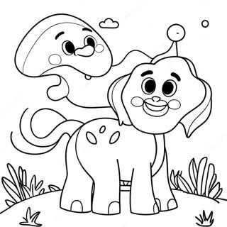 True And The Rainbow Kingdom Magical Creatures Coloring Page 107848-44925