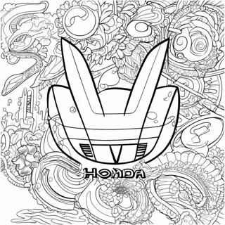 Honda Coloring Pages