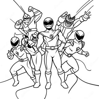 Power Rangers Coloring Pages