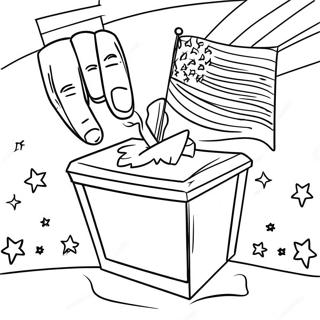 Election Day Coloring Page 107946-44990