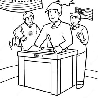 Election Day Coloring Page 107946-44991