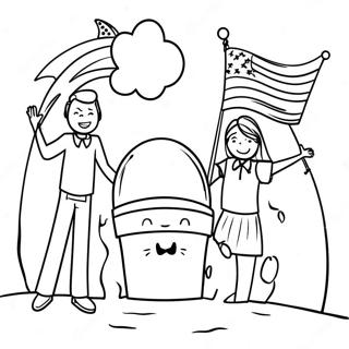 Festive Election Day Coloring Page 107947-44994