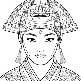 Korean Coloring Page 107972-45011