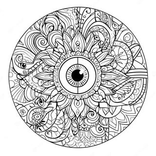 Eye For Adults Coloring Pages