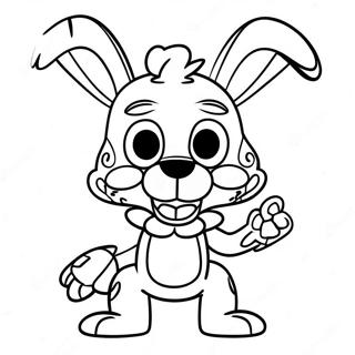 Mangle Fnaf Character In Action Coloring Page 108101-45116