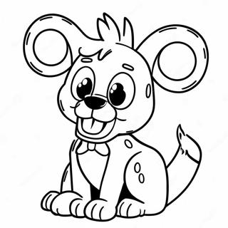 Mangle Fnaf Cute Design Coloring Page 108102-45119