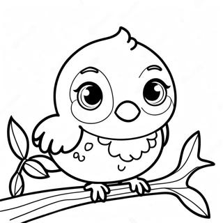 Baby Bird Coloring Pages