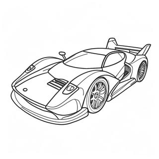 Futuristic Drift Car Design Coloring Page 108286 45267