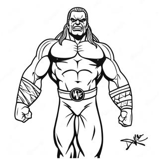 Wwe The Fiend Coloring Pages