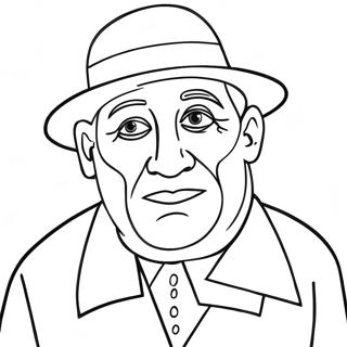 Picasso Coloring Pages