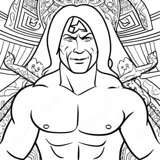 Wwe Coloring Page 108488-45410