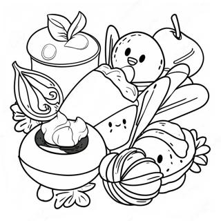 Traditional Aapi Food Coloring Page 108619-45521