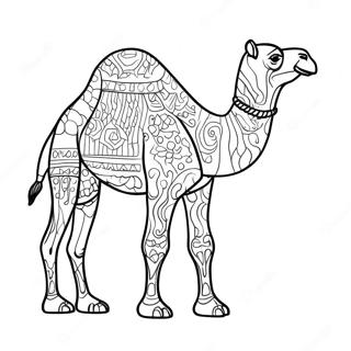 Camel Coloring Pages