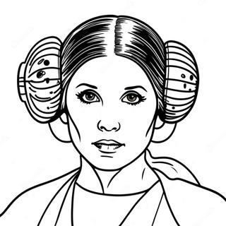 Princess Leia Coloring Page 108850-45689