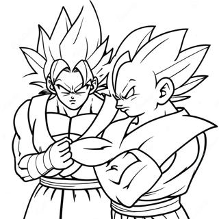 Vegito Coloring Pages