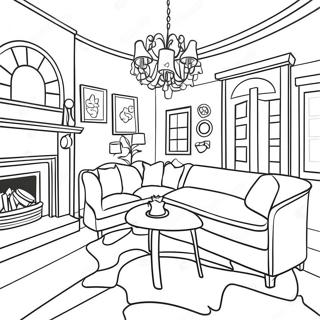 Barbie Dream House Coloring Pages