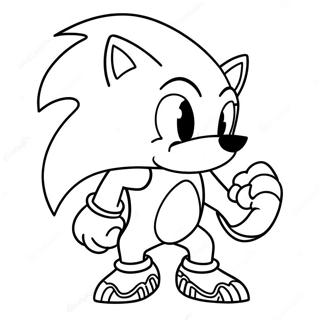 Sonic The Werehog Coloring Page 109081-45870