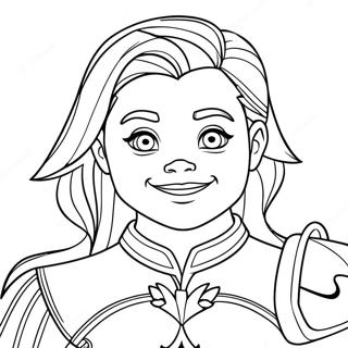 Mal Descendants Coloring Page 109107-45892