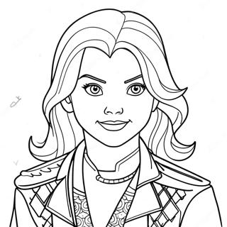 Mal Descendants Coloring Page 109107-45954