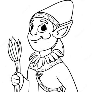 Elf Coloring Page 109133-45974