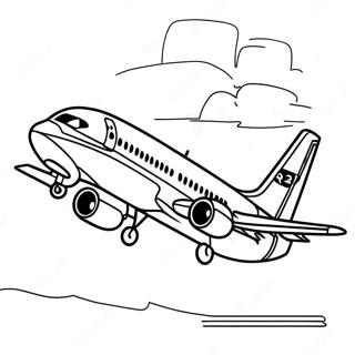 Boeing 737 Coloring Pages