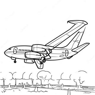 Boeing 737 Coloring Page 109263-46074