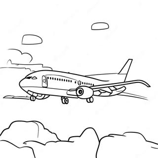 Boeing 737 Coloring Page 109263-46076