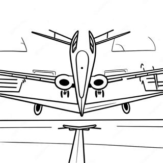 Boeing 737 Takeoff Coloring Page 109267-46091