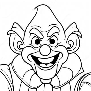 Killer Klowns From Outer Space Coloring Page 109314-46114