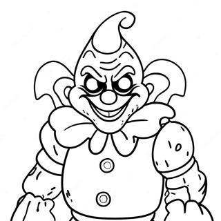 Killer Klowns From Outer Space Coloring Page 109314-46115