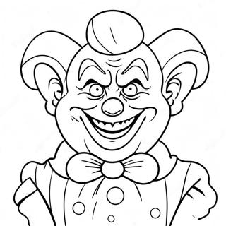 Killer Klowns From Outer Space Coloring Page 109314-46116