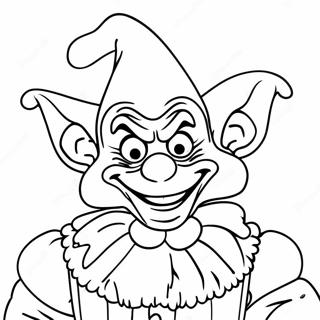 Colorful Killer Klowns In Space Coloring Page 109315-46120