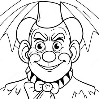 Killer Klowns From Outer Space Coloring Pages