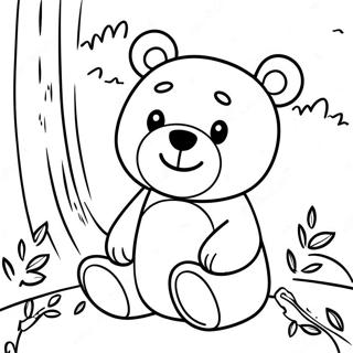 Hey Bear Coloring Pages