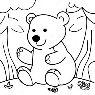 Hey Bear Coloring Page 109390-46175