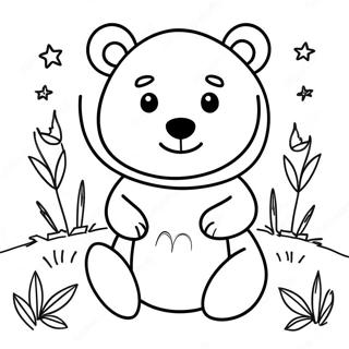 Hey Bear Coloring Page 109390-46176