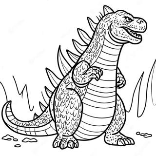 Godzilla Minus One Coloring Pages