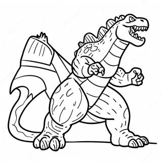 Godzilla Minus One Coloring Pages