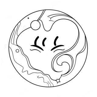 Celestial Moon For Adults Coloring Pages