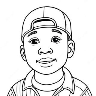 Black Boy Coloring Page 109519-46275