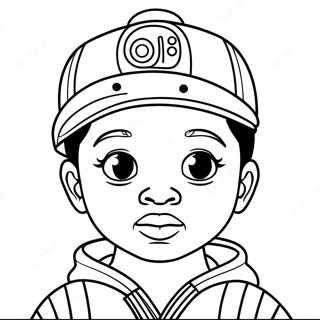 Black Boy Coloring Page 109519-46276