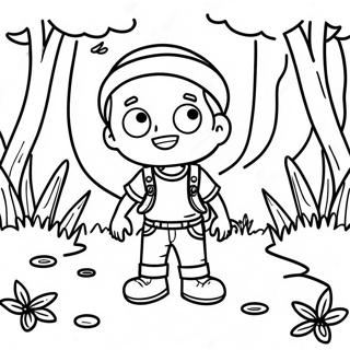 Black Boy Coloring Pages