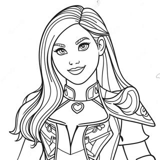 Descendants 3 Coloring Page 109595-46336