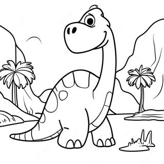 The Good Dinosaur Coloring Pages