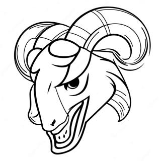 La Rams Coloring Page 109698-46414