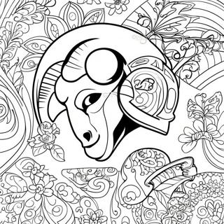 La Rams Logo Coloring Page 109699-46417